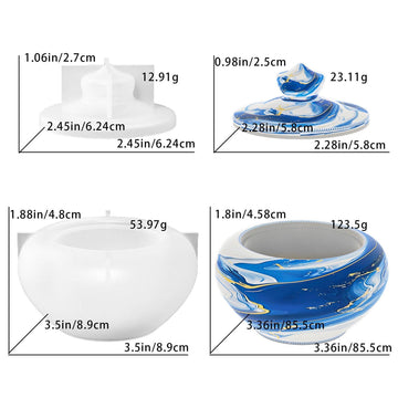 Round Teapot & Storage Box Mould