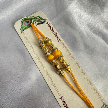 Ready Rakhi thread yellow