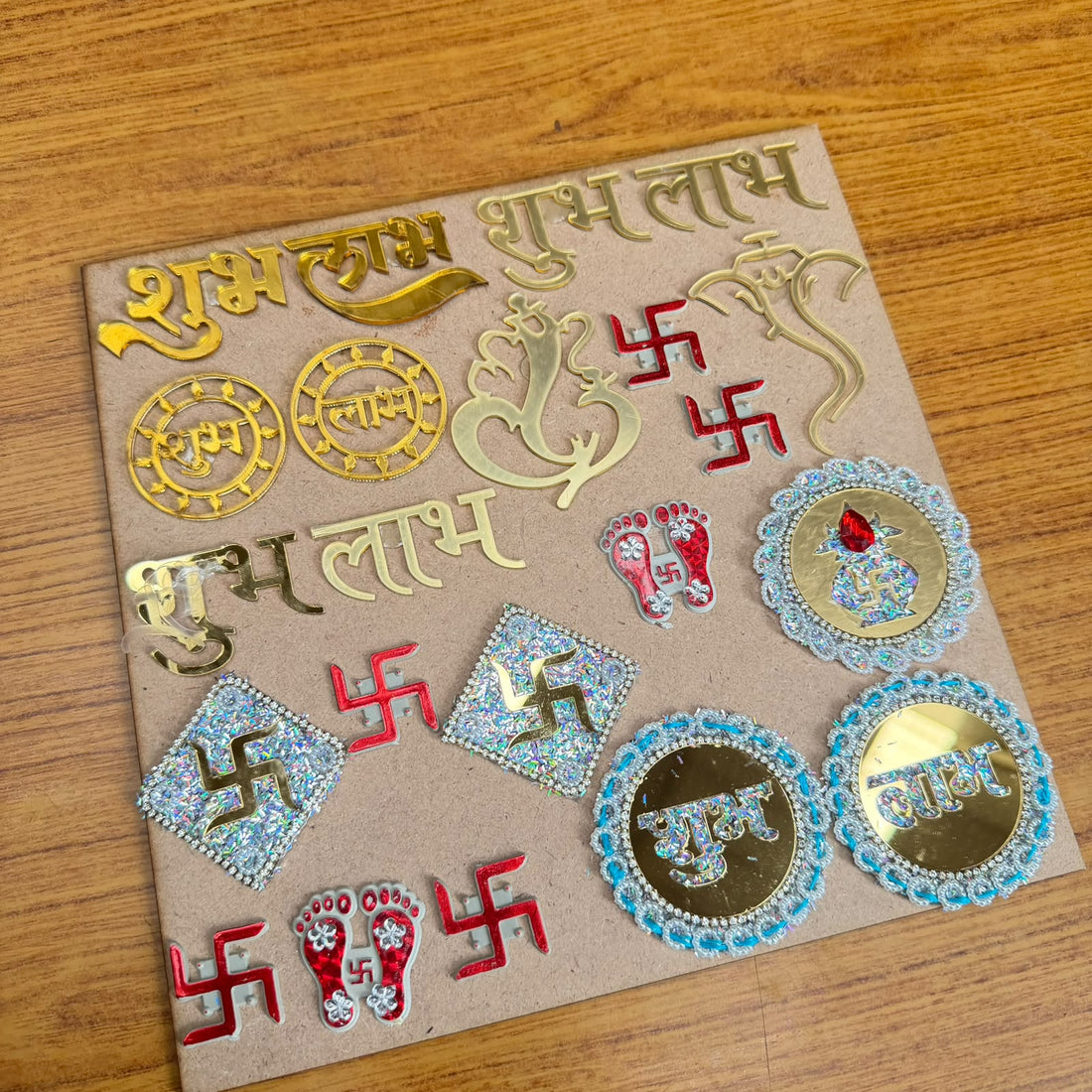 Diwali embellished cutout small