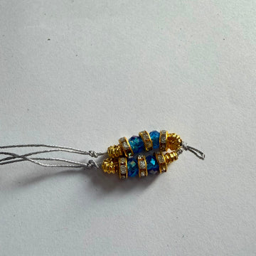 Ready Rakhi thread silver 005