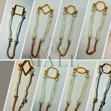 Ready rakhi bracelet chain with bezel 002