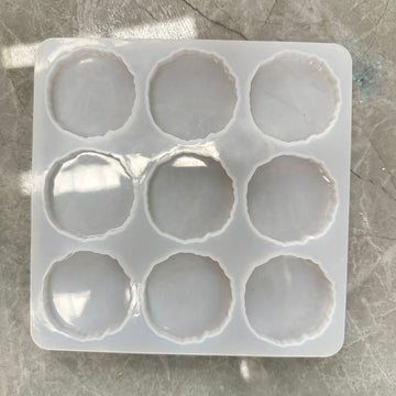 9 cavity 2" agate mould