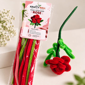 Pipe cleaner flower kit 03