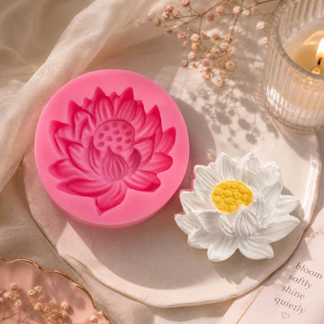 Lotus flower candle mould