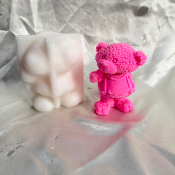 Teddy candle mould 002