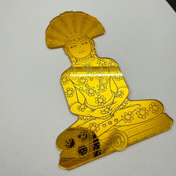 Parshwnath bhagwan engraving cutout