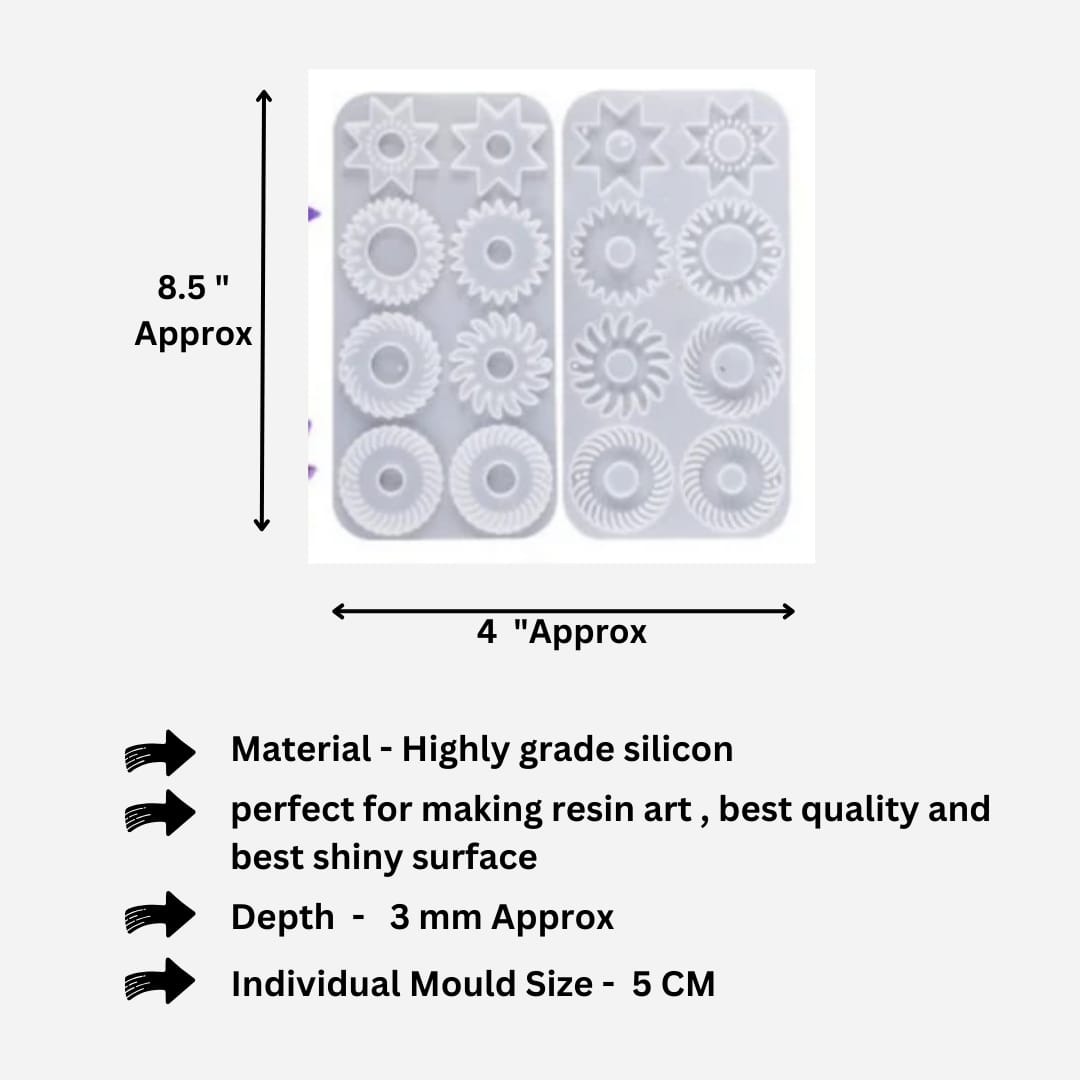 Sun jewellery mould