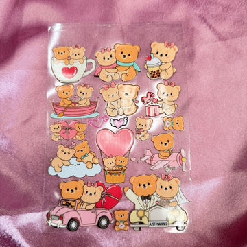 Teddy peel off sticker
