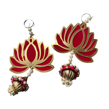 Lotus hanging set of 2