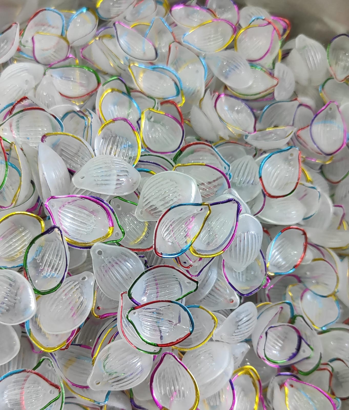 Artificial flower petal white