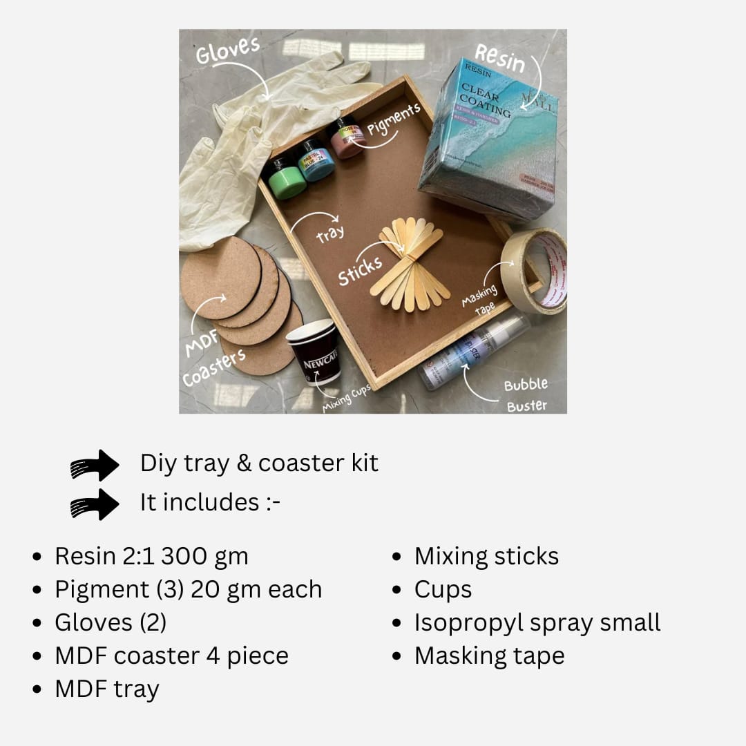 Diy tray & coaster kit