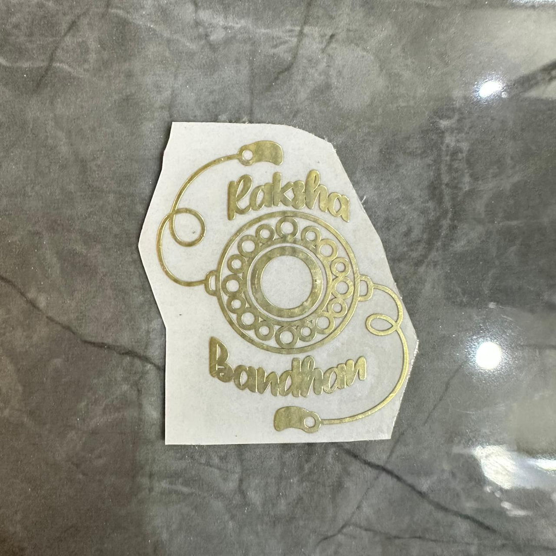 Rakshabandhan metal sticker