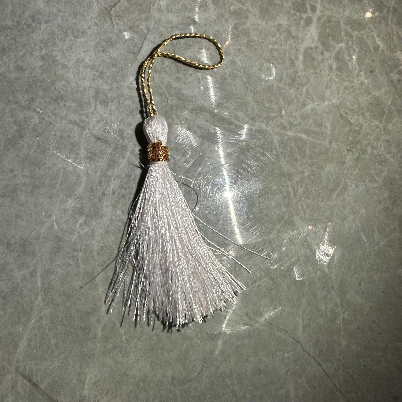 White tassel