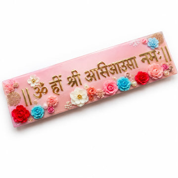Jain mantra mdf with acrylic
