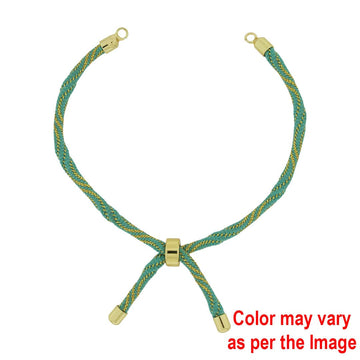 Gold Rope Bracelet With Adjustable Clasp 002