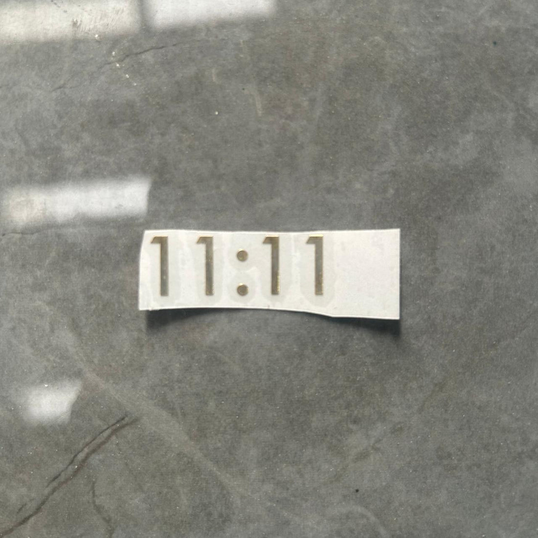 11:11 metal sticker