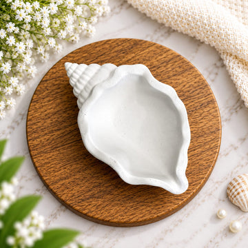 Sea shell candle holder
