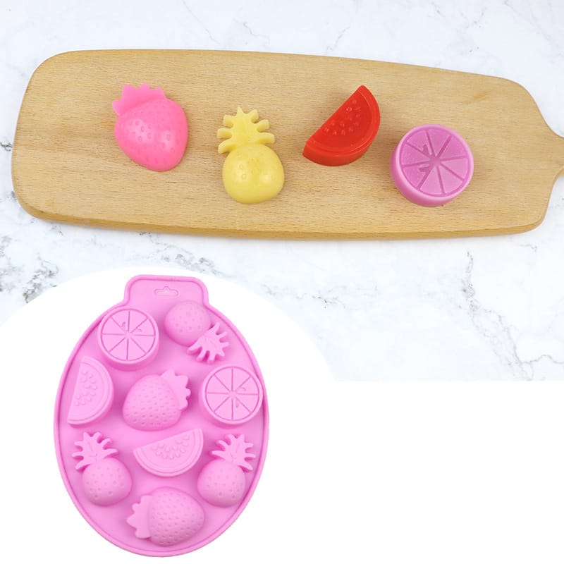 8 cavity mix fruit mould