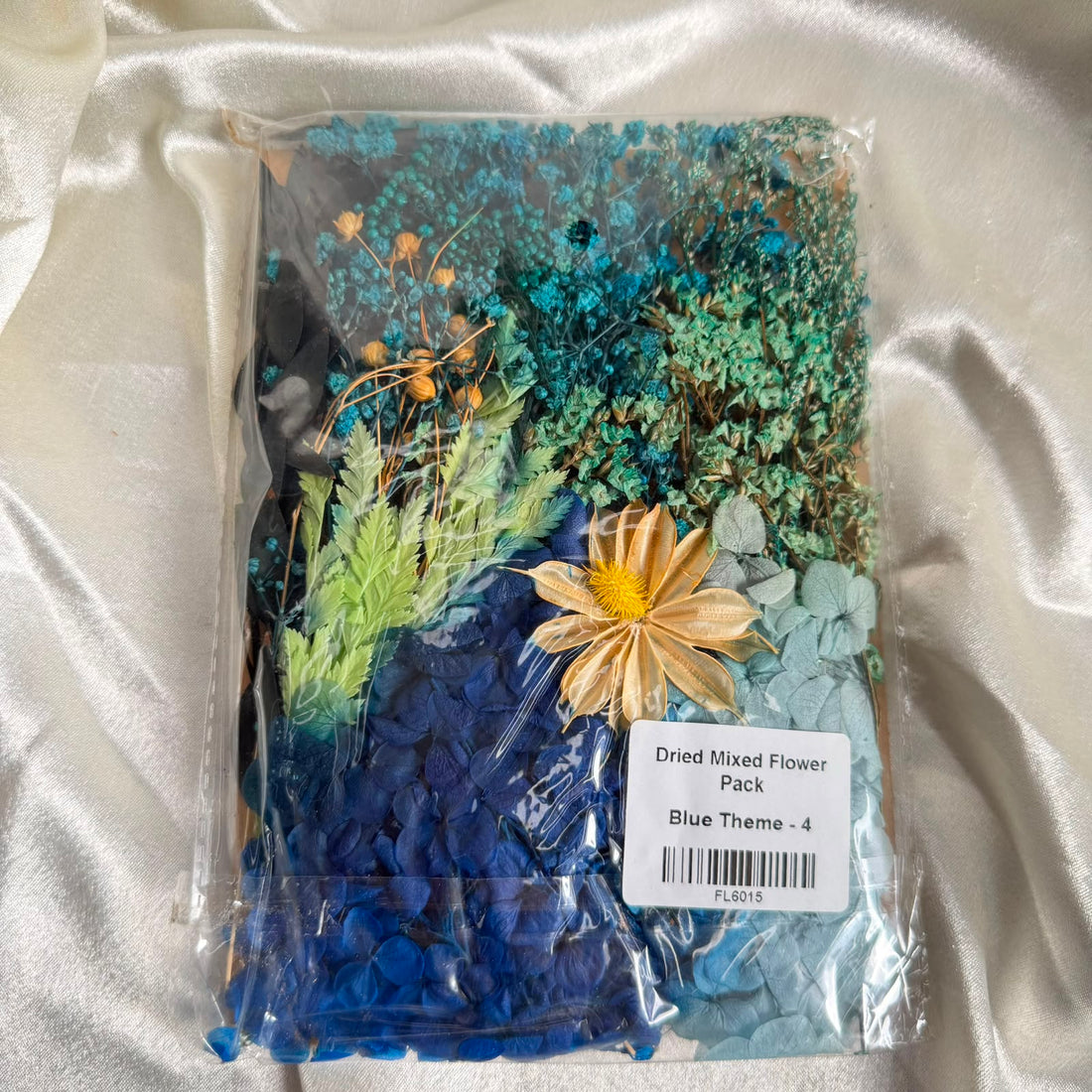 Dry flower pack blue