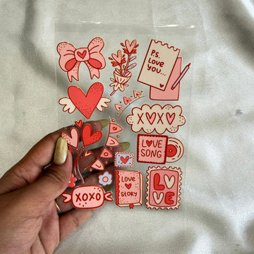 Vintage peel off sticker A