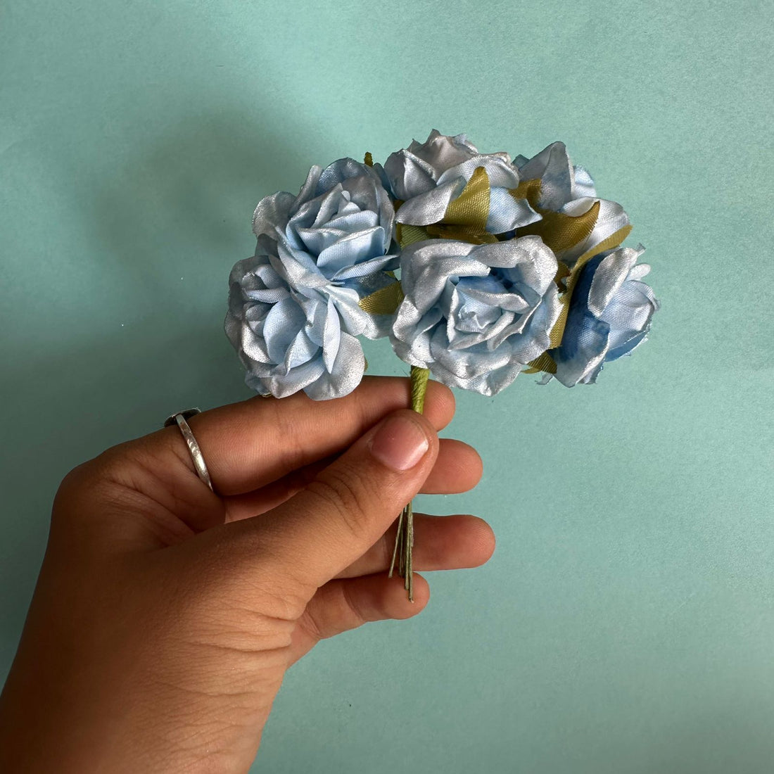 Artificial flower blue