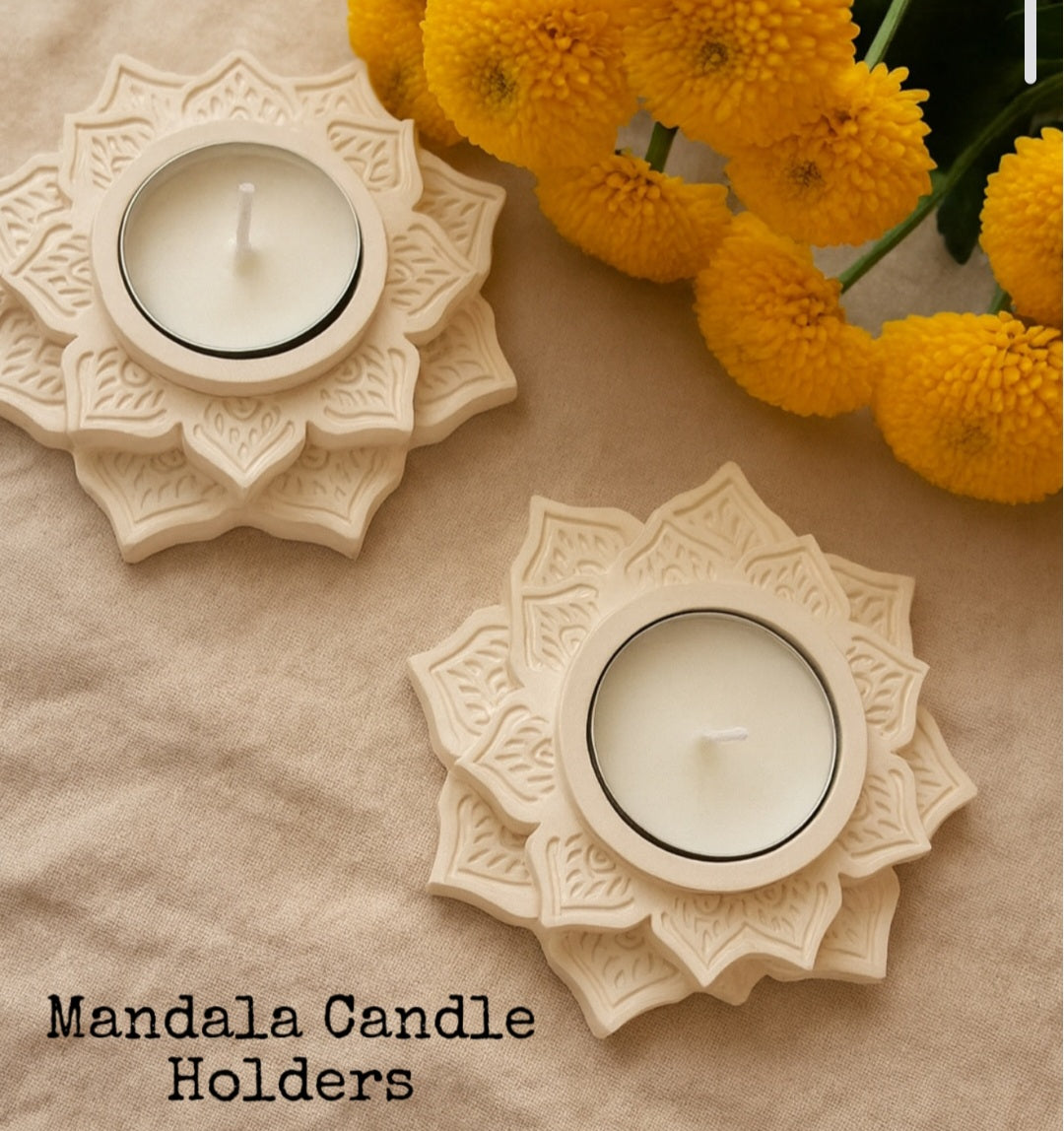 Mandala tealight holder