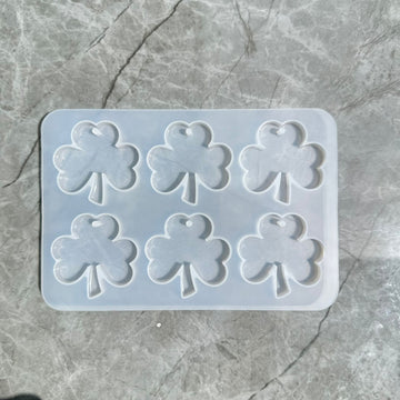 Clover pendant & keychain mould 002