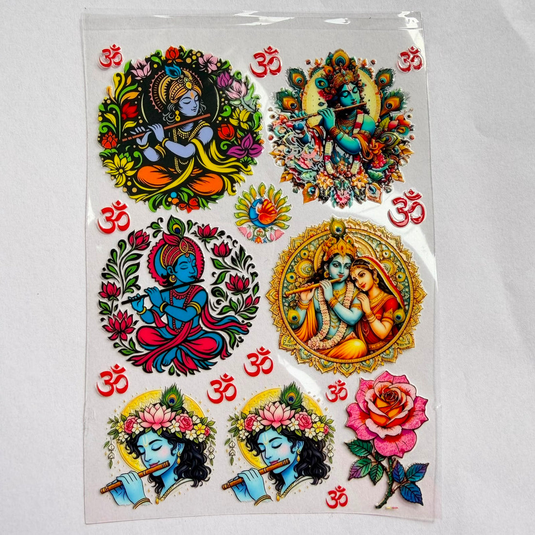 Krishna peel off sticker 004