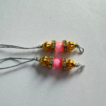 Ready Rakhi thread silver 001