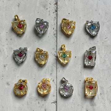 Crystal luxe charm