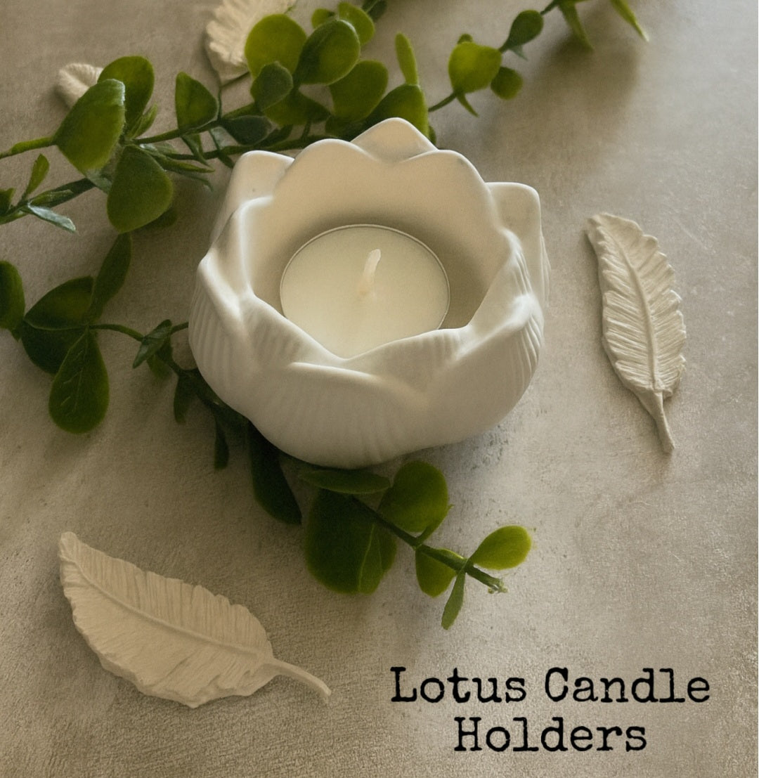Lotus tealight holder