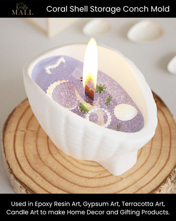 Coral shell strorage conch mould