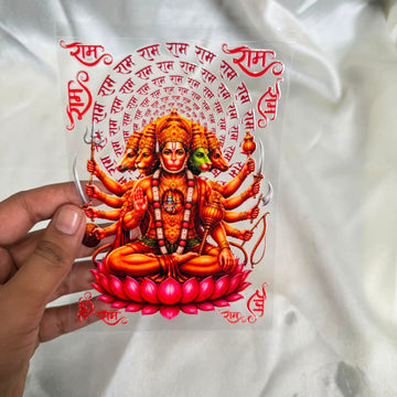 Hanumanji peel off sticker sheet A6
