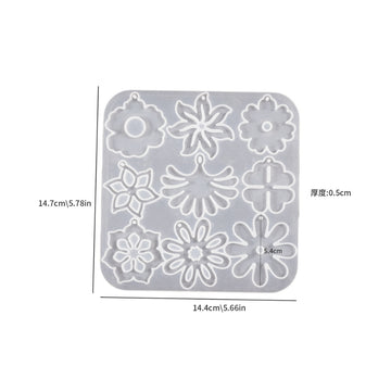 Flower pendant mould C