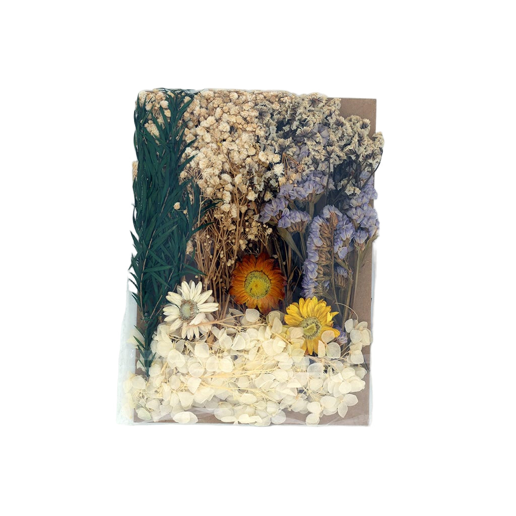 White dry flower pack