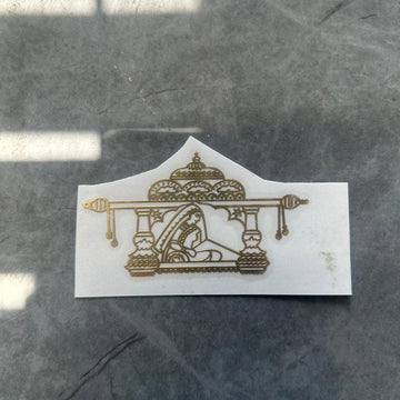 Dulhan doli metal sticker