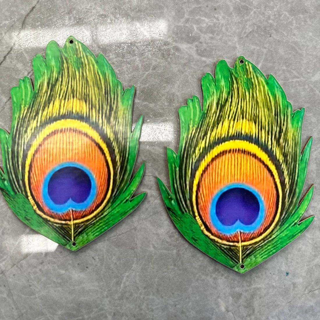 Peacock feather mdf