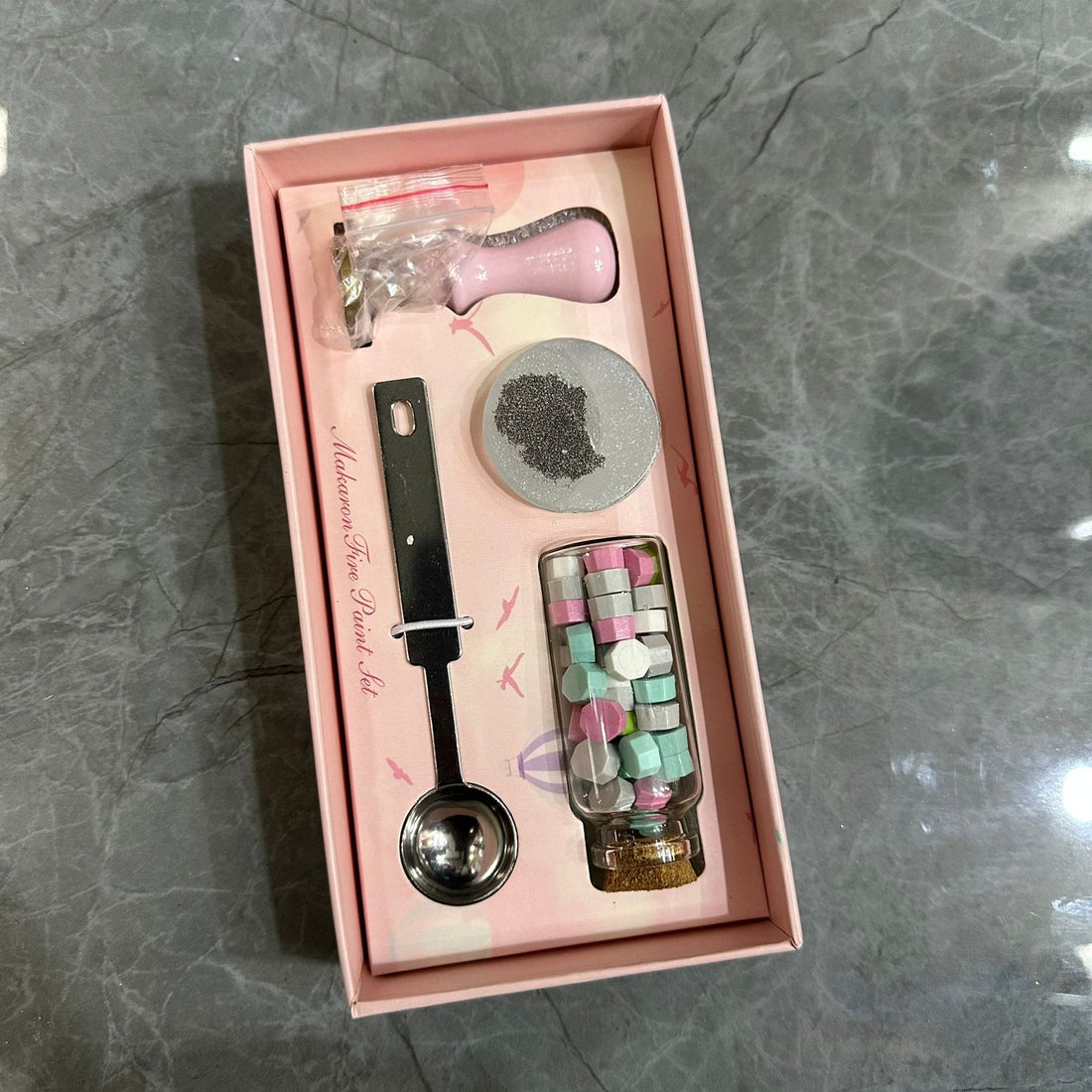 Stamp with wax kit