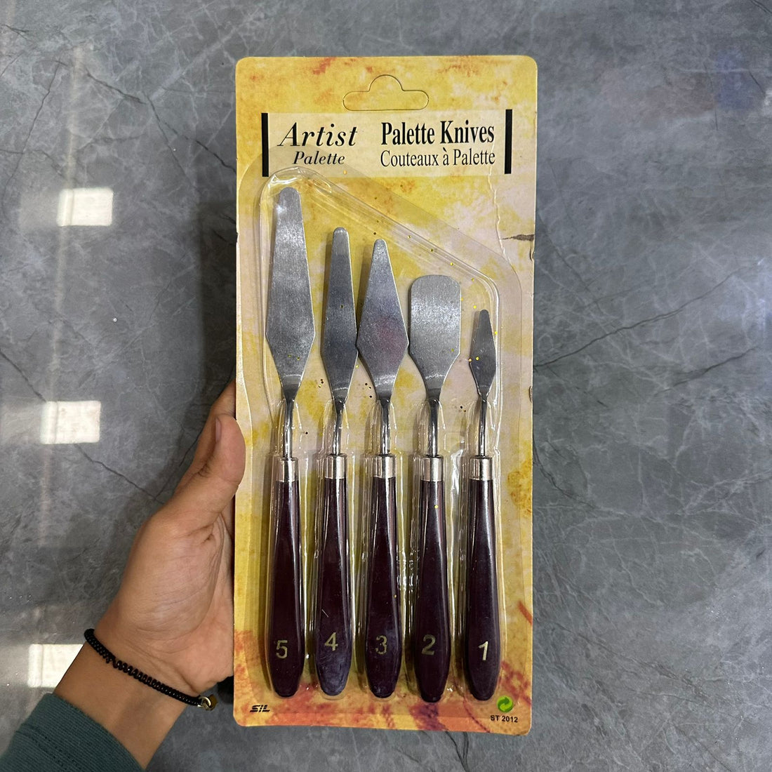 Palette knives set of 5