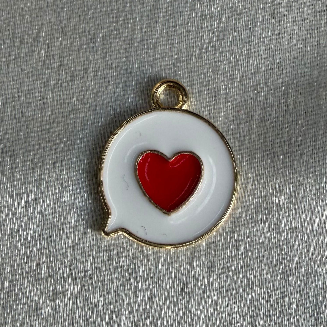 Messenger heart charms