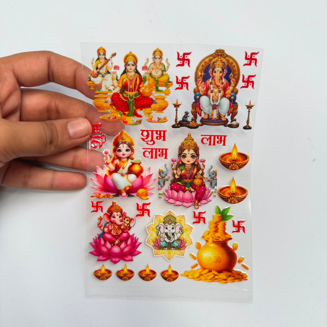 Mix god peel off sticker sheet A6