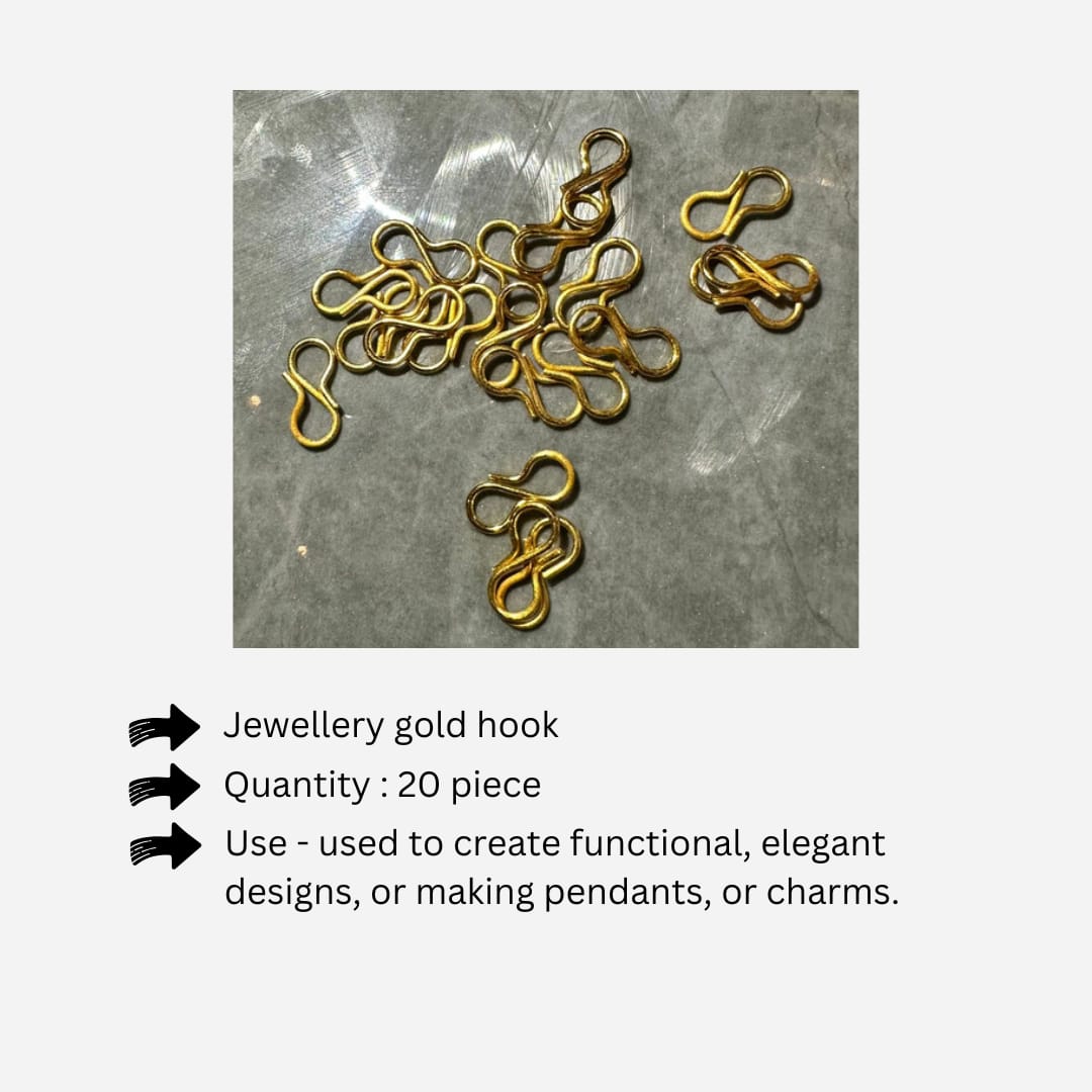 Jewellery gold hook