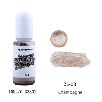 Diamond dust glitter pigment champagne