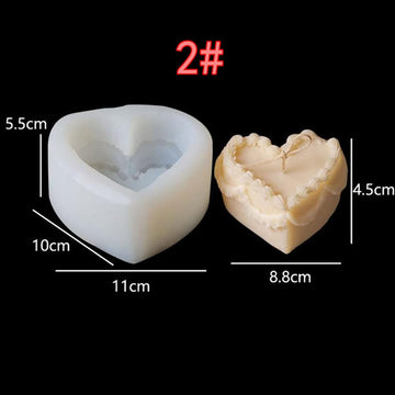 Heart cake mould
