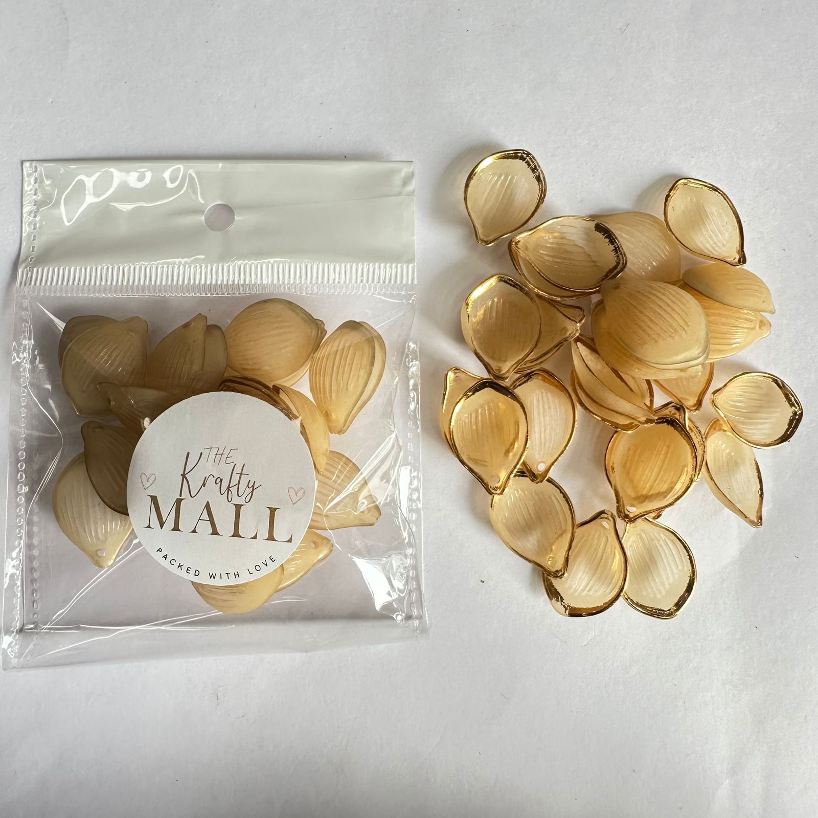 Artificial Flower petal golden