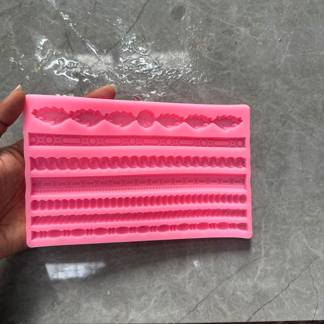 Lace design mould