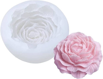 Small peony candle mould