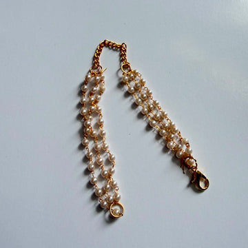 Pearl Rakhi bracelet chain 005