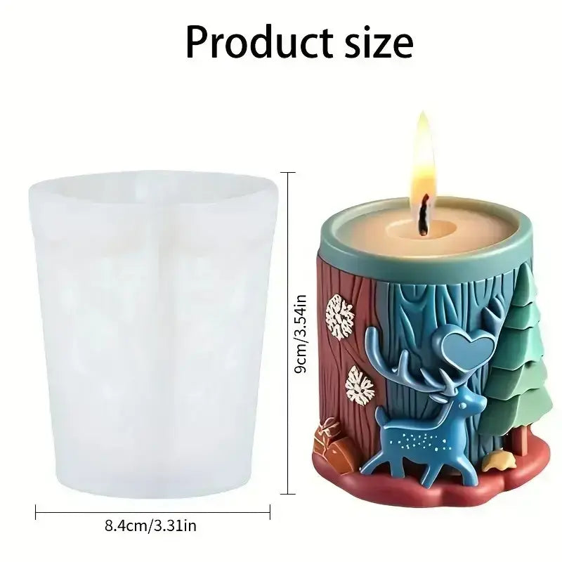 Pillar Christmas mould