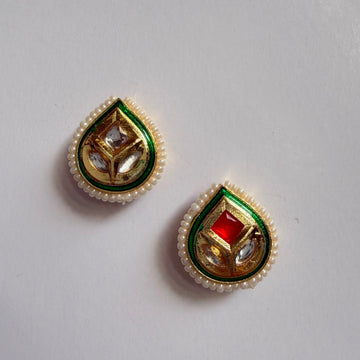 Drop Kundan rakhi charm 003